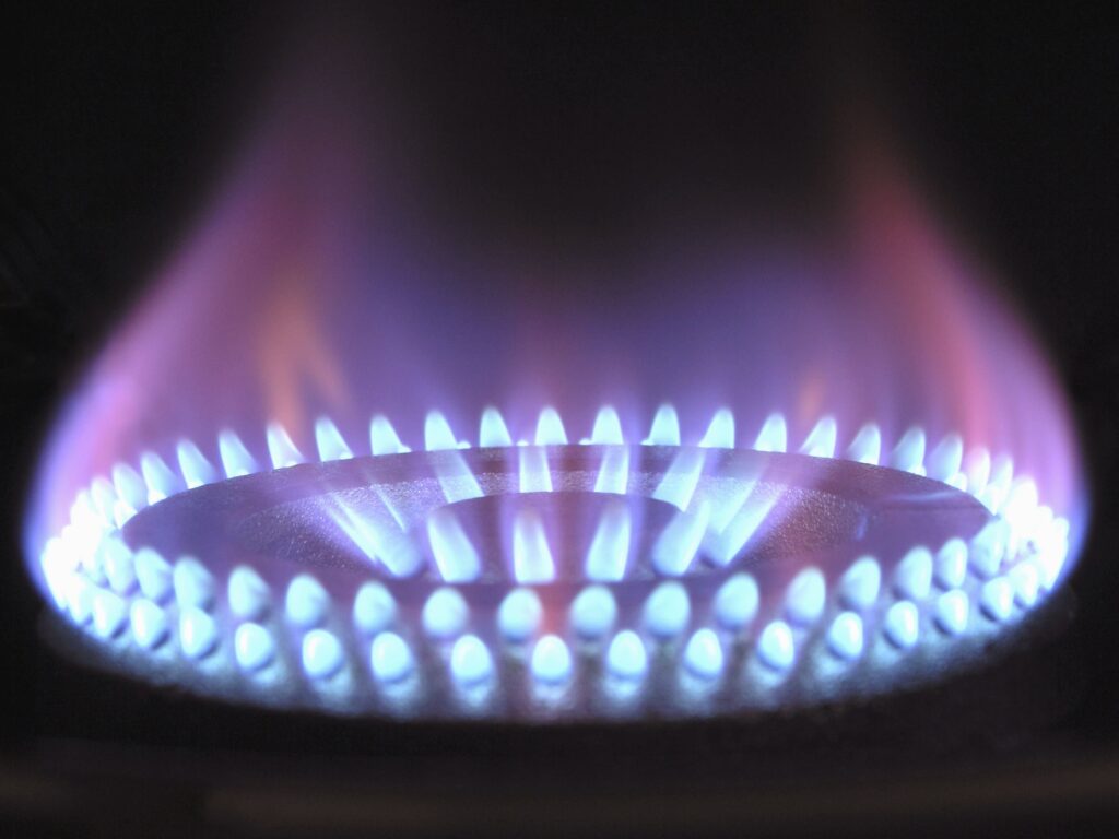 Rond de cuisson d'une cuisinière à gaz