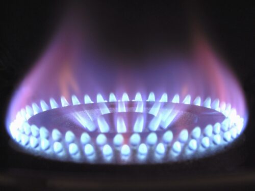 Rond de cuisson d'une cuisinière à gaz